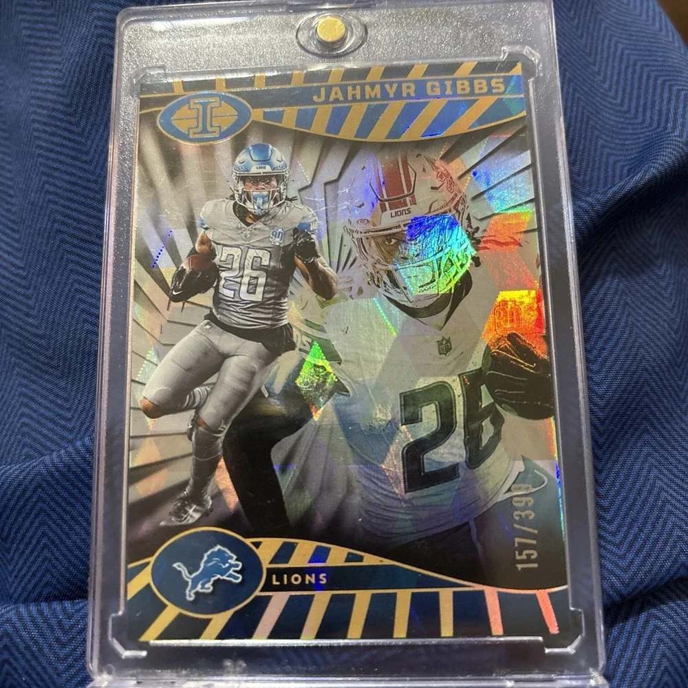 2024 Panini Illusions Jahmyr‎ Gibbs Mirrored Trophy SP Parallel 280/499
